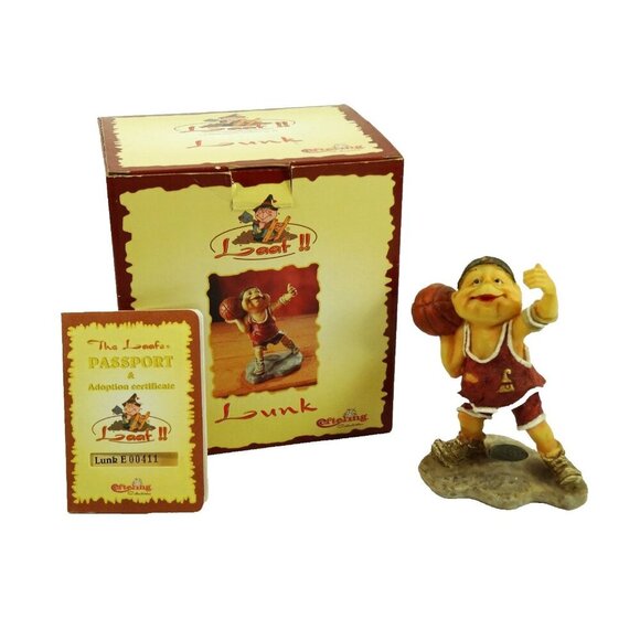 Lunk Laaf Efteling Collectible Figure Basketball Figurine in Box w Passport - Picture 1 of 11